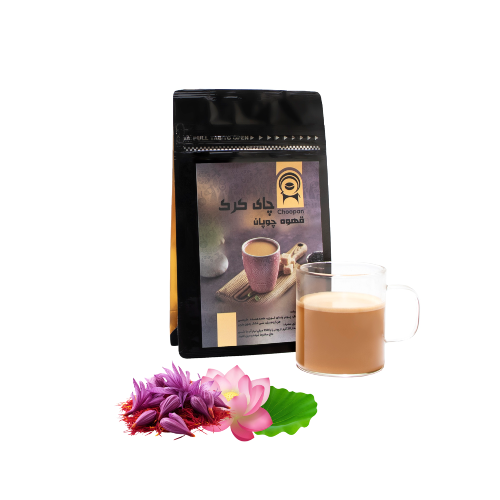 چای کرک گلاب زعفران