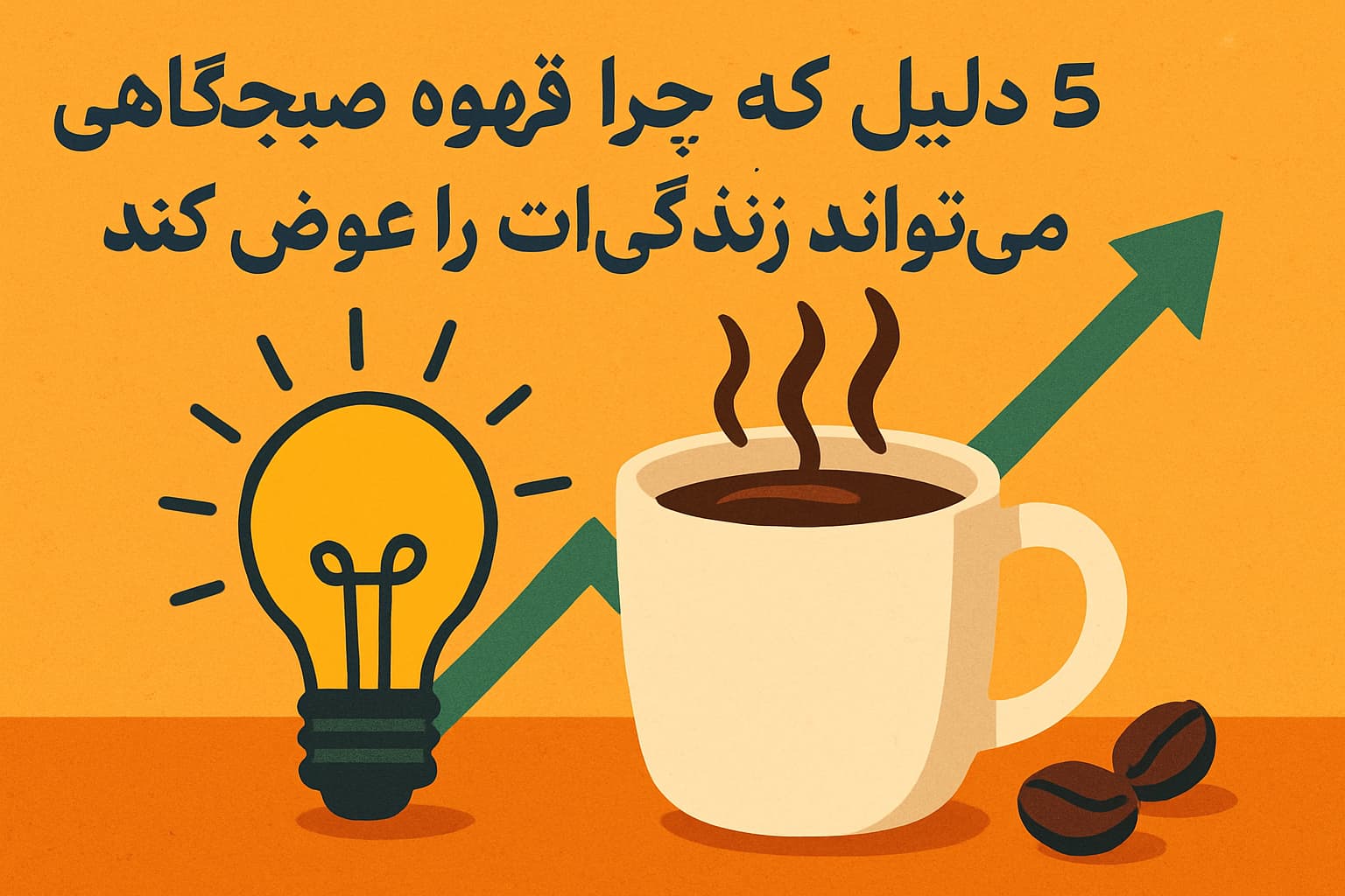 ۵ دلیل که چرا قهوه صبحگاهی می_تواند زندگی_ات را عوض کند